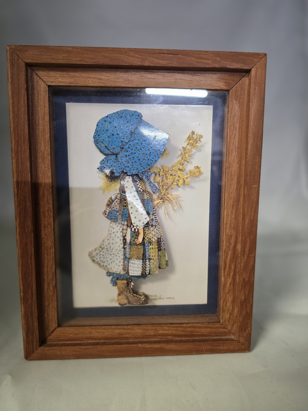 Holly Hobbie Vintage 3D Wood Framed Decor